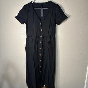 Cotton on black dress